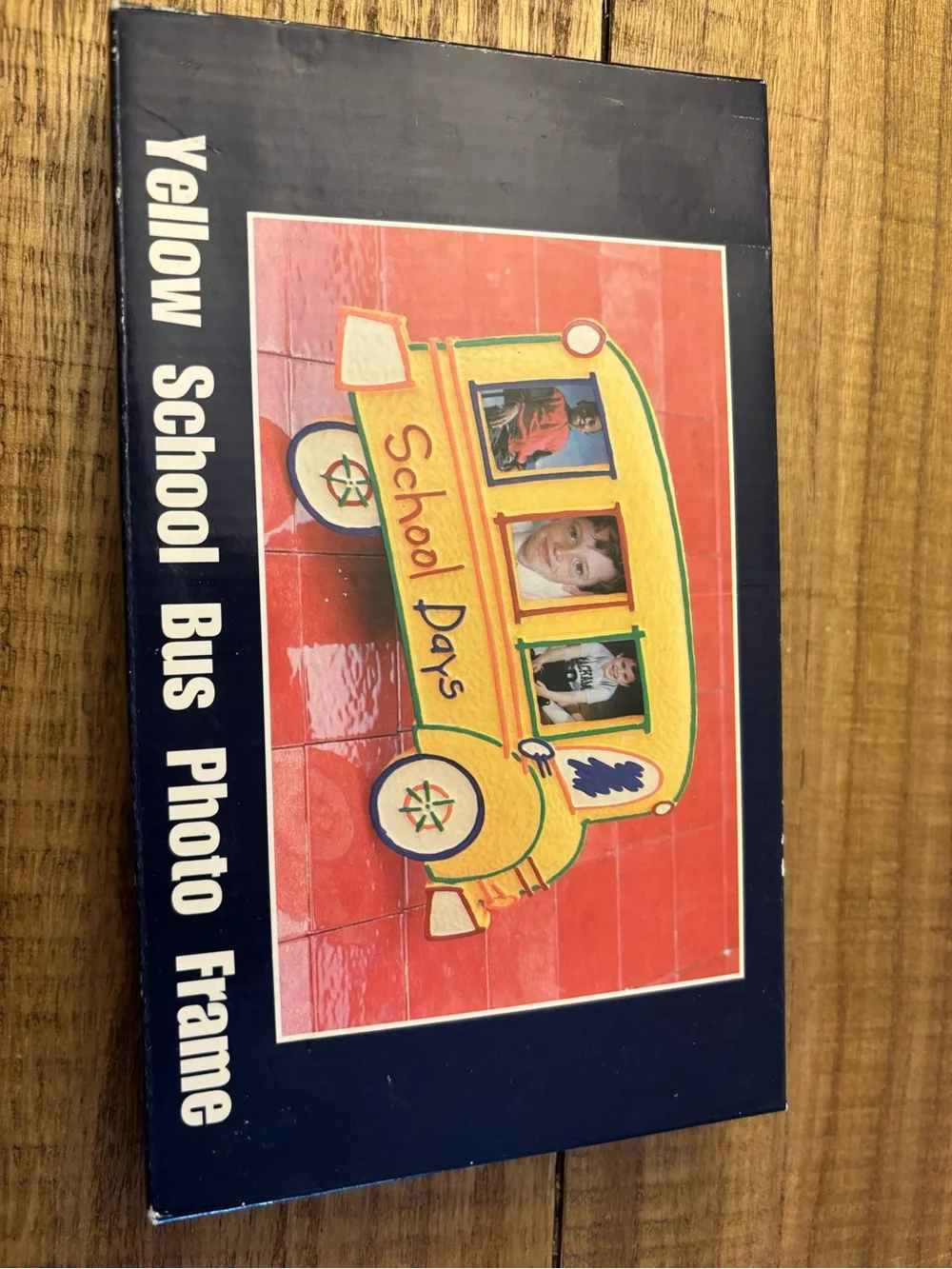 Yellow School Bus Photo Frame